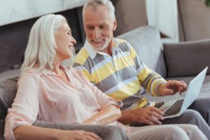 couple sitting on the couch